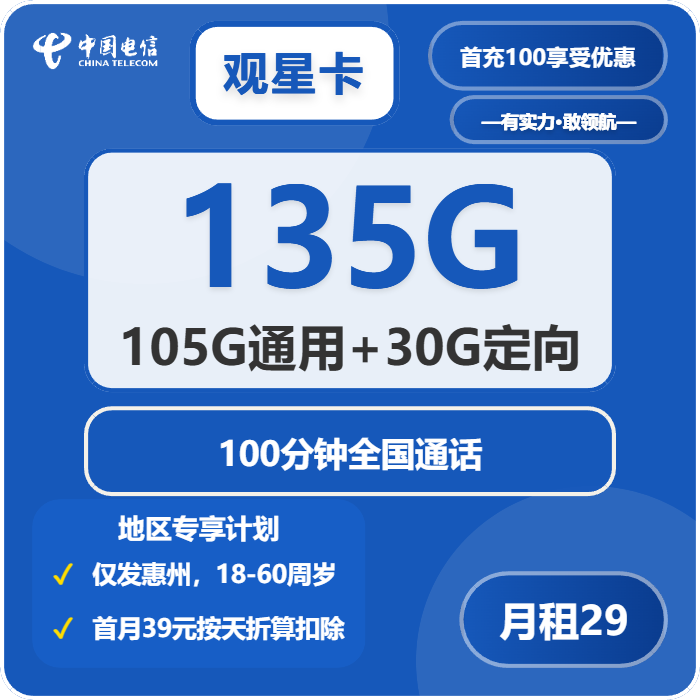广东惠州电话卡办理哪个最划算?2026年02月上旬惠州广电、电信、联通、移动流量卡如何选择