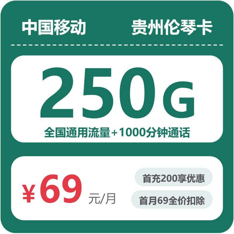 2026年6月下旬贵州安顺大流量套餐怎么选？适合本地用户最优的安顺流量卡