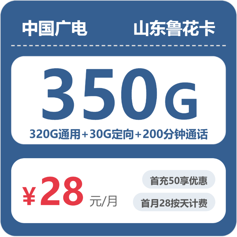 山东济南电话卡办理哪个最划算?2026年7月中旬济南联通、电信、移动、广电最适合大流量需求的卡推荐